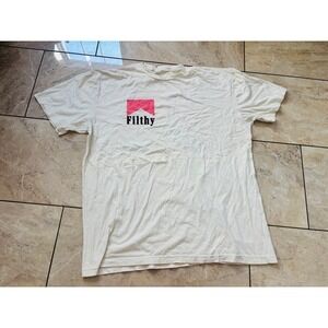 Duvin Design Co Filthy Flamingo Surf Gang Graphic Tee XXL Cream Marlboro Parody